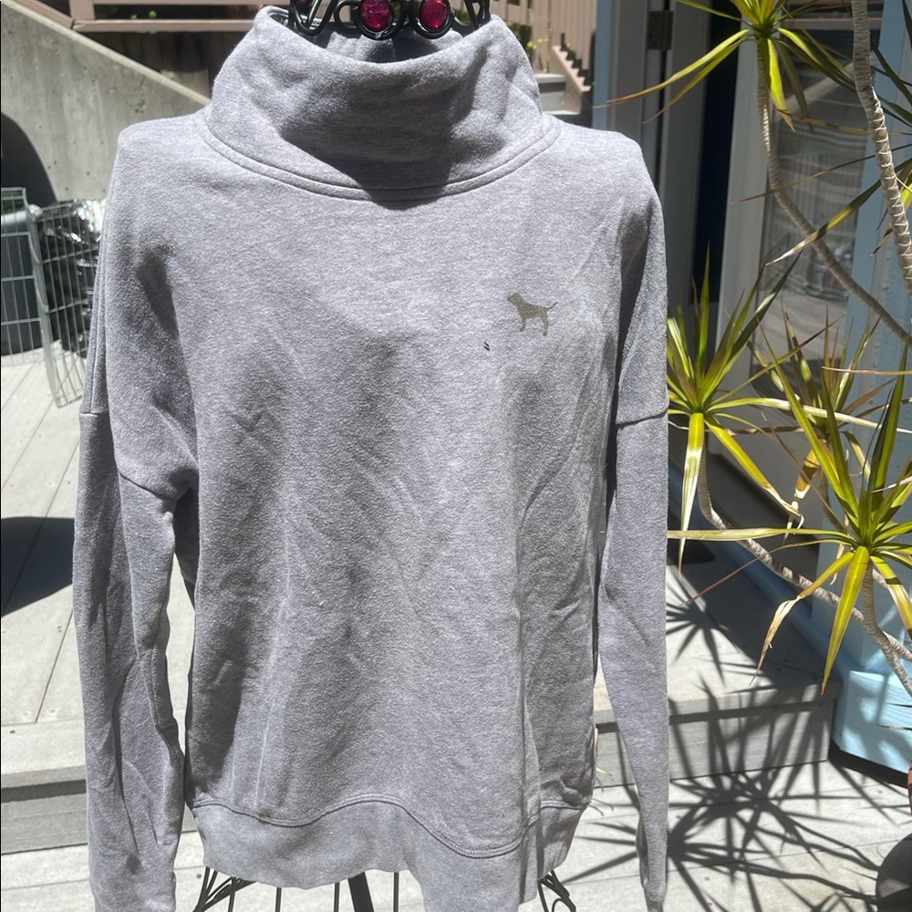 Mock turtle neck sweater
